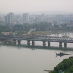 view from the hotel in Pyongyang 6