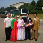 A wedding passed by in Pyongyang, and I just invited me self,... naturally...