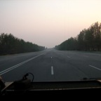 10 lanes road from Pyongyang to the border (DMZ) 2