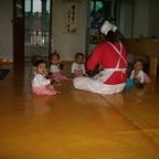 We visited a home for children without parents in a city close to the border between N and S