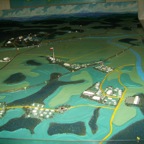 chart over DMZ and border between north and south Korea