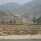 View from the bikeseat in N Korea 2