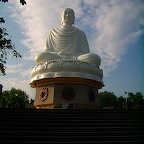 The big white Buddha in Nda Trang