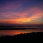 Sunset at the Mekong River in Vientiane 2