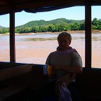 Took SlowBoat from Luang Pradang to border of Thailand 2